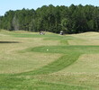 No. 10 at Cimarrone Golf Club in Jacksonville, Florida, is a sharp dogleg right.