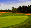 A view of the par-4 18th hole at Bent Creek Golf Course in Jacksonville, FL.