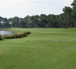 The fourth hole at Windsor Parke Golf Club bends around water and removes any impediments from getting wet on the second half of the hole.