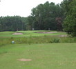 The 11th hole at Windsor Parke Golf Club is one of two par 3s in quick secession on the back nine. It gives a one-two punch of a marsh carry and an array of bunkers at the green.