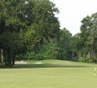 The approach on the Champions Club at Julington Creek's third hole is best taken from the right, given the trees and bunkers left.