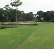 Getting to the green on Queen's Harbour Yacht & Country Club's par-5 12th hole is intimidating from the left side.