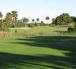 There are a lot of threats -- a marsh carry and bunkers left and back -- on the par-3 seventh hole at Windy Harbor Golf Club.