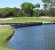 A water carry makes navigating the par-4 first hole at Selva Marina Country Club a math test.