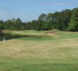 The 12th hole at Bent Creek Golf Course requires a delicate drive to avoid lots of trouble.