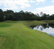 Water is the foe on the par-3 16th hole at Bent Creek Golf Course.