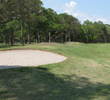 A string of bunkers line the right fairway on the second hole of the North Course at Fernandina Beach Golf Club.