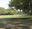 Arching trees make the sides of the fairways fertile for punch shots on the West Course at Fernandina Beach Golf Club.