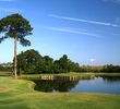 One of the most picturesque and easiest holes at Queen's Harbour Yacht and Country Club is the short par-3 third.
