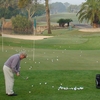 A view of the practice area at Sawgrass Country Club
