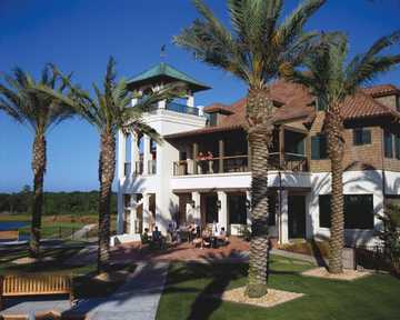 A view of the clubhouse at Palencia Club